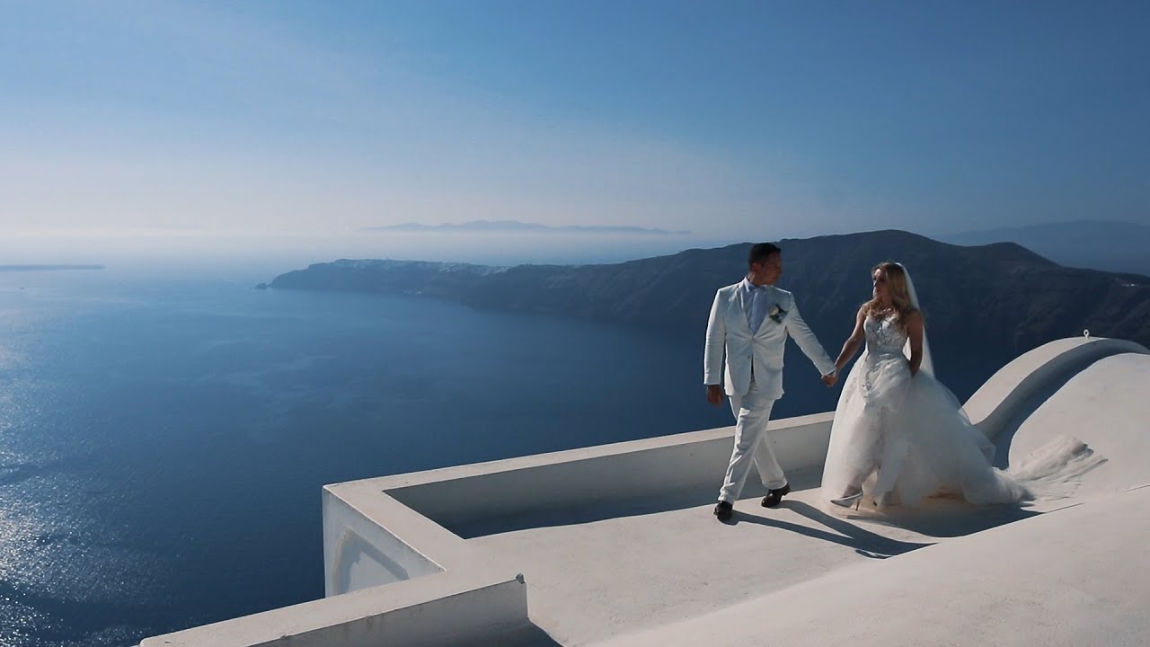 Wedding Day Christian and Elizabeth. Santorini 2019