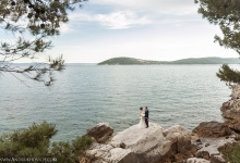 Нежная свадебная фотосессия Марины и Дмитрия в Хорватии, г. Сплит.
