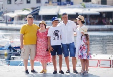 Семейная фотосъемка на острове Крит