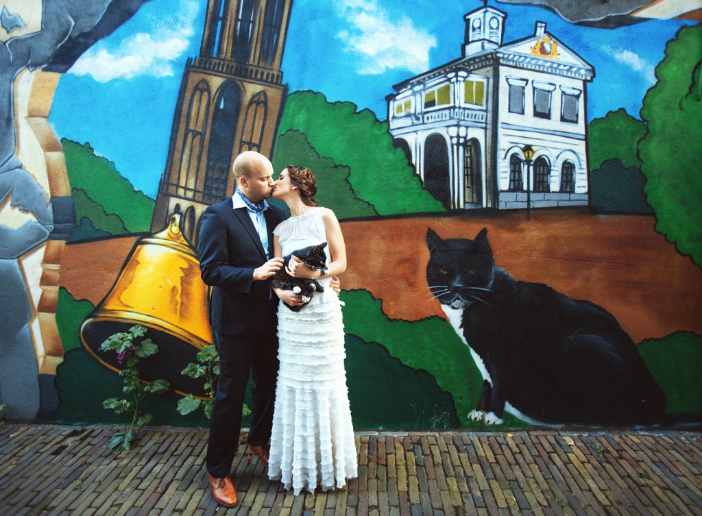 Свадебная прогулка в Утрехте Михила и Валентины, Нидерланды, Фотограф Анна Казакова, #100224