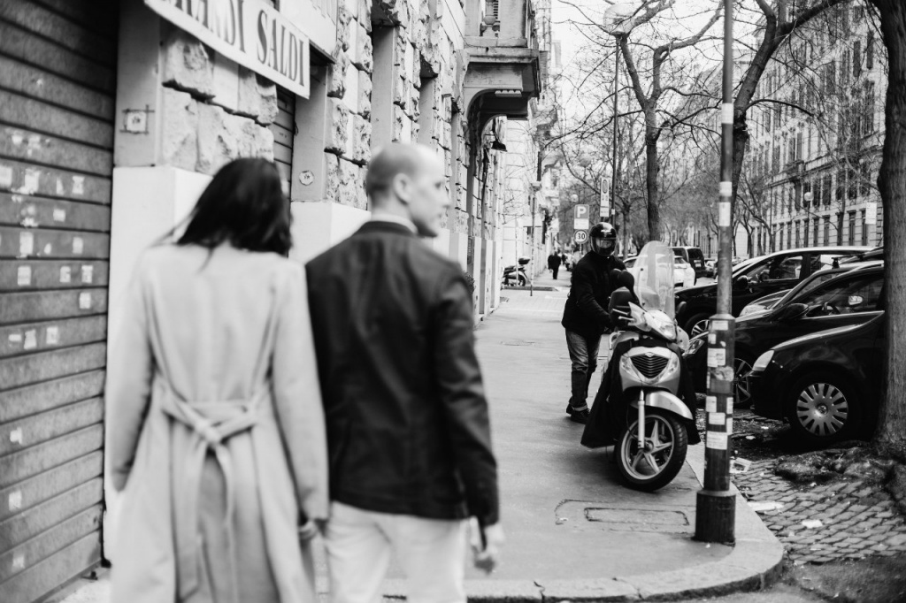 Свадебная прогулка в Риме, Италия, Фотограф Елена Кукушкина, #112622