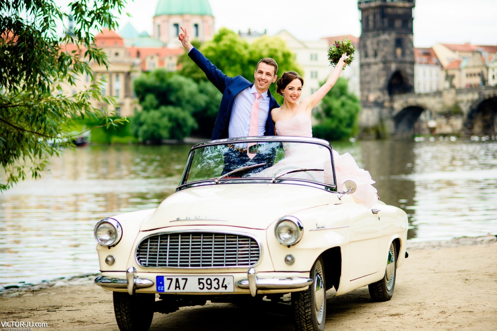 Свадьба в Праге Марии и Сергея, Чехия, Фотограф Виктор Здвижков, #143098