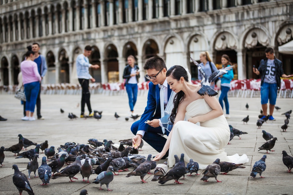 Китайская свадьба в Венеции, Италия, Фотограф Tania Volobueva, #152926