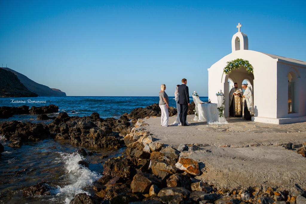 Венчание на Крите, Греция, Фотограф Екатерина Романова, #154440