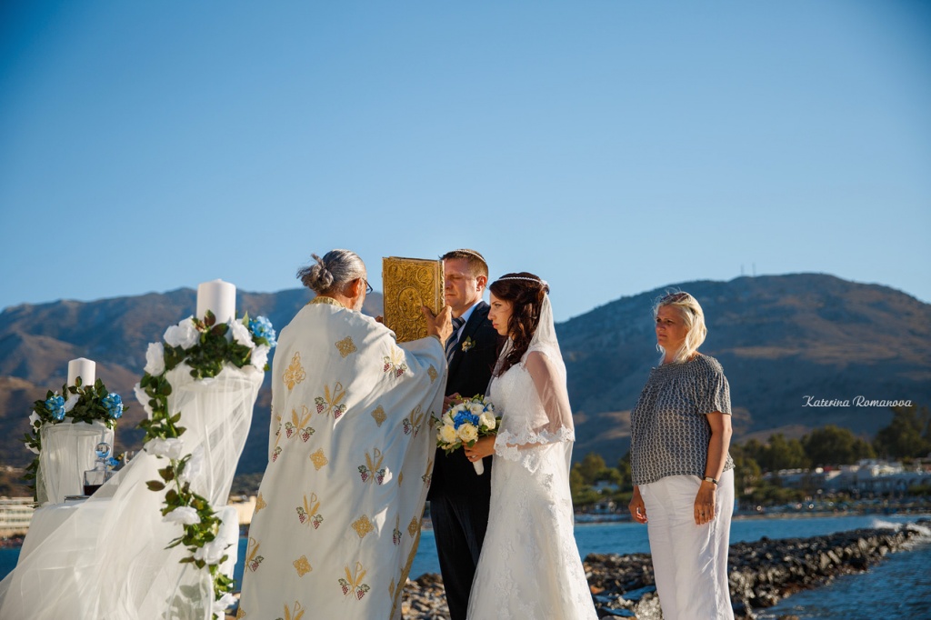 Венчание на Крите, Греция, Фотограф Екатерина Романова, #154443