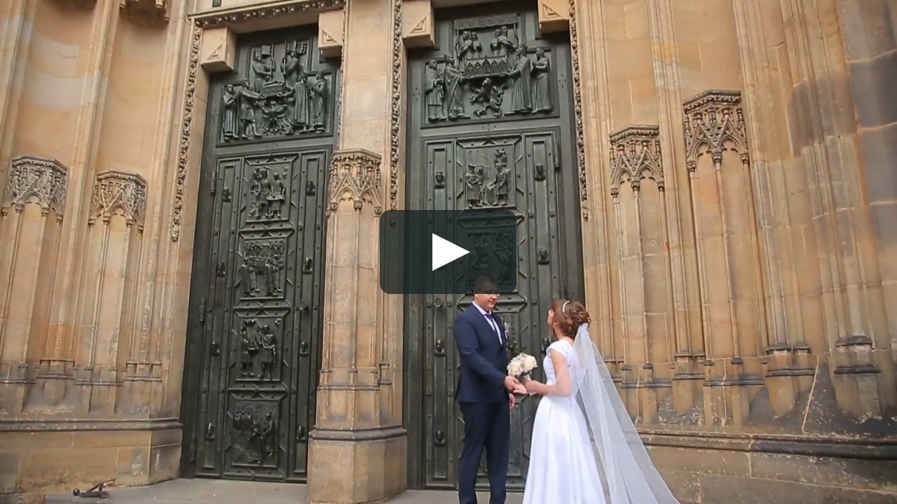 Видео свадьбы в Праге