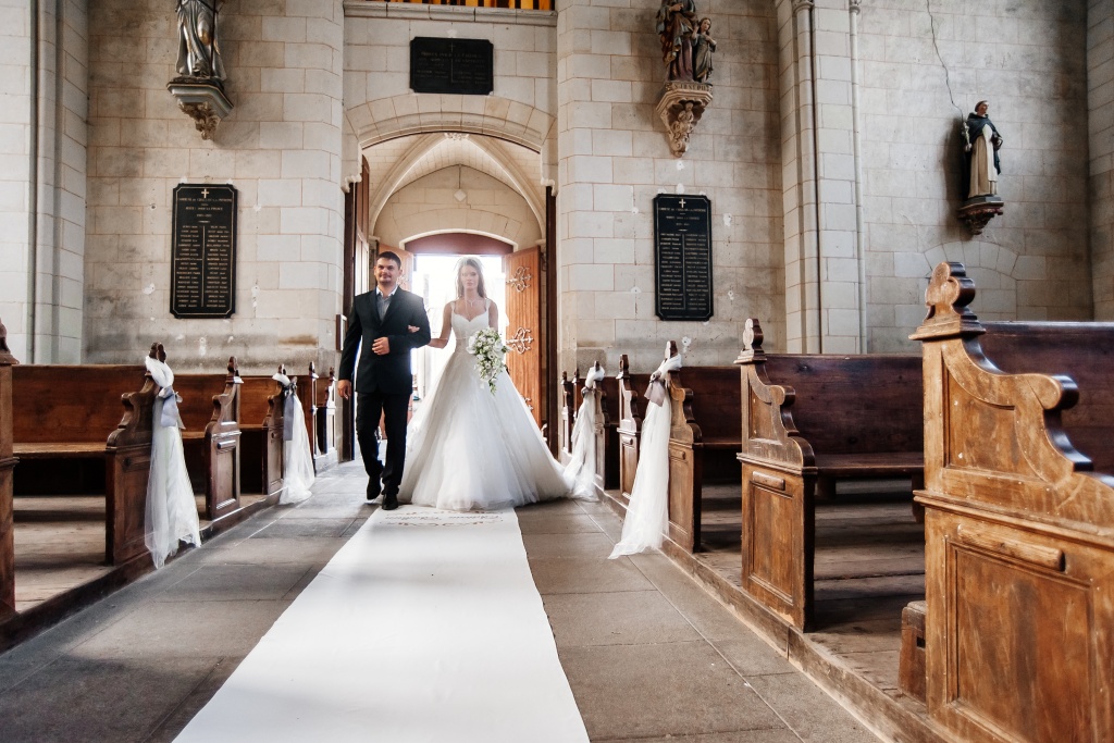 Свадьба во Франции — замок Château de Challain, Франция, Фотограф Виктор Здвижков, #210952