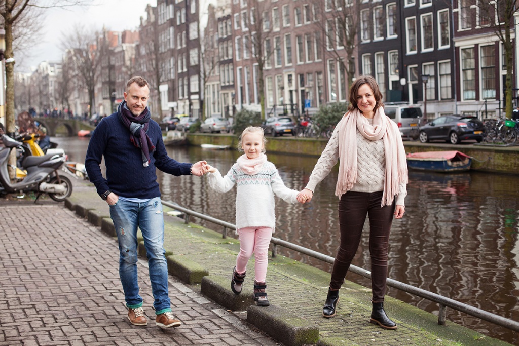 Амстердам, Голландия. Семейные прогулки по городу, Нидерланды, Фотограф Ольга Савина, #216026