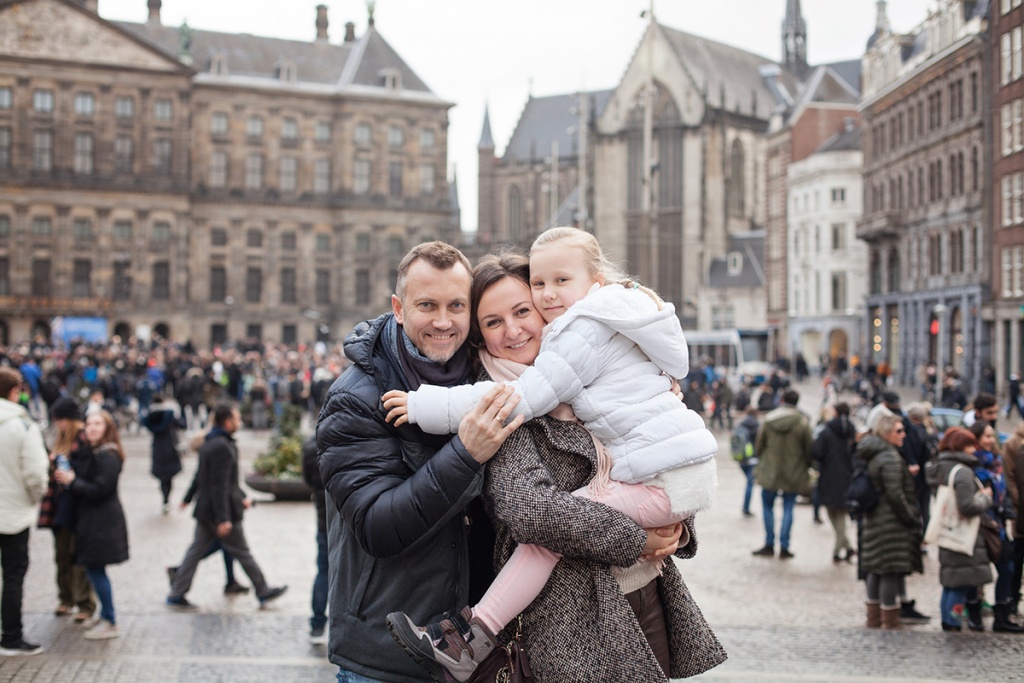 Амстердам, Голландия. Семейные прогулки по городу, Нидерланды, Фотограф Ольга Савина, #216029