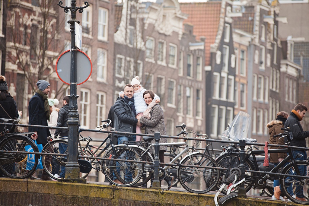 Амстердам, Голландия. Семейные прогулки по городу, Нидерланды, Фотограф Ольга Савина, #216012