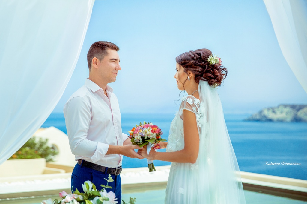 Свадебная церемония на Крите, Греция, Фотограф Екатерина Романова, #223031