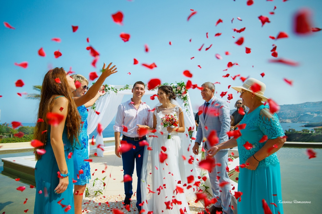 Свадебная церемония на Крите, Греция, Фотограф Екатерина Романова, #223037
