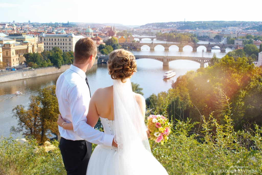 Свадьба Сергея и Юлии, Чехия, Фотограф Владимир Давиденко, #250246