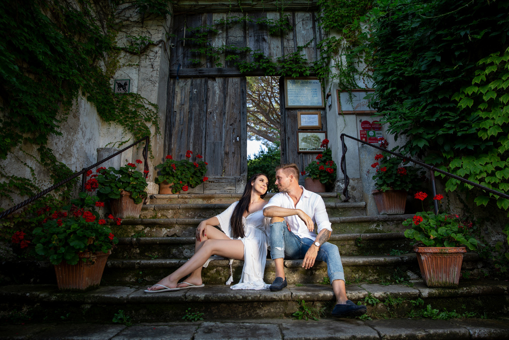 Романтика в Равелло, остров Амальфи, Италия, Фотограф Натали Беро, #277723