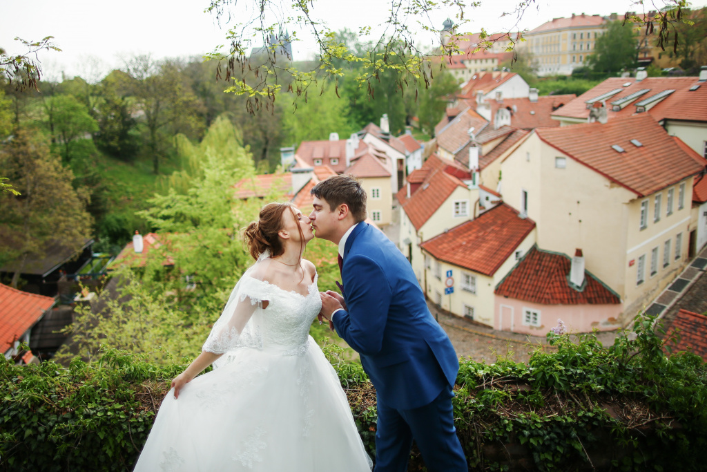 Свадебная фотопрогулка в Праге, Чехия, Фотограф Ольга Калачева, #308153