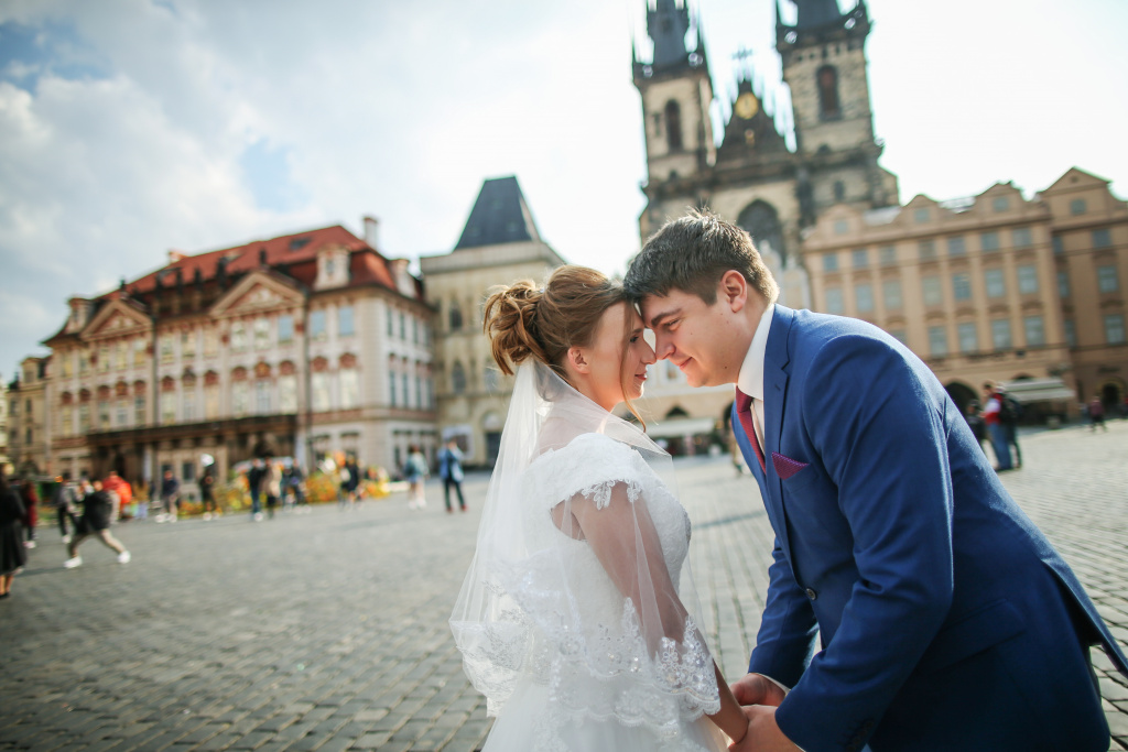 Свадебная фотопрогулка в Праге, Чехия, Фотограф Ольга Калачева, #308138