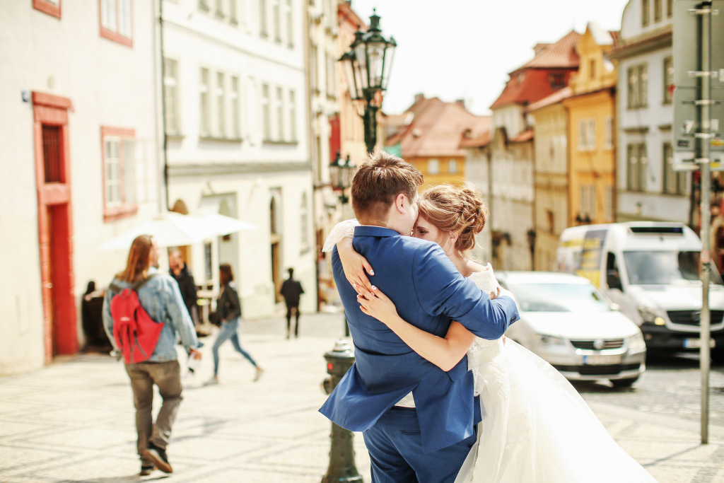 Свадебная фотопрогулка в Праге, Чехия, Фотограф Ольга Калачева, #308163