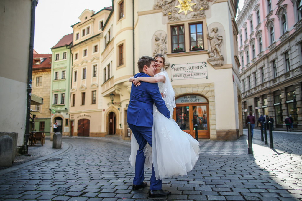 Свадебная фотопрогулка в Праге, Чехия, Фотограф Ольга Калачева, #308141