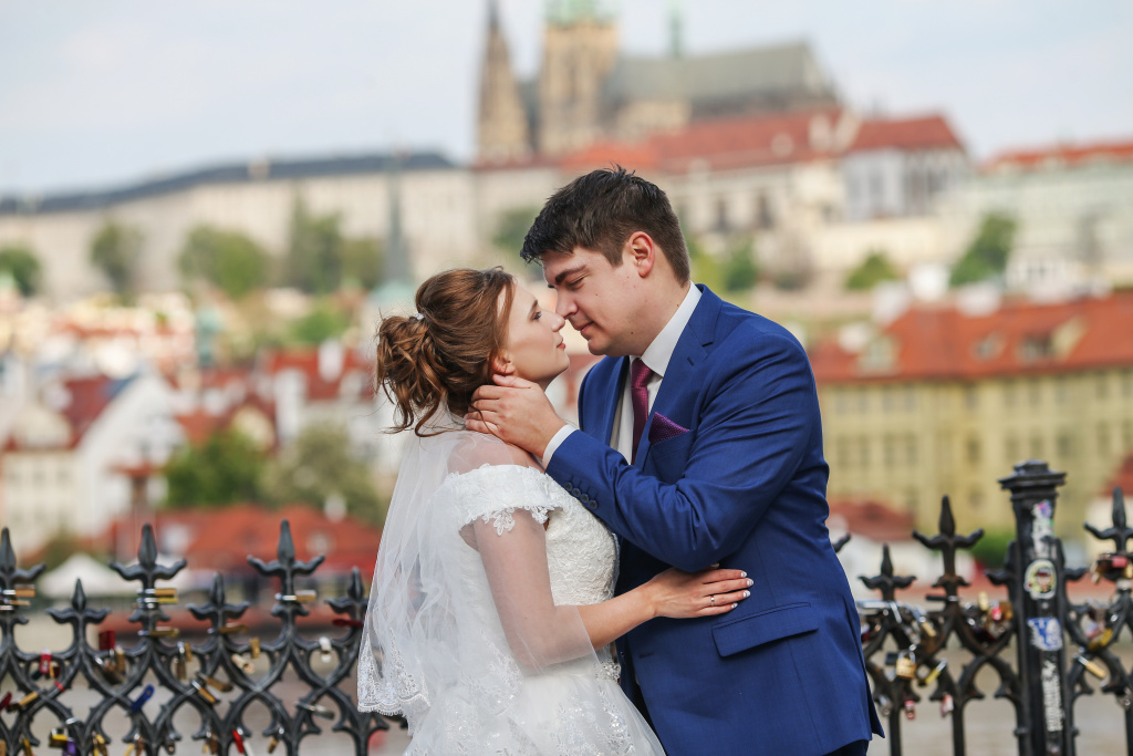 Свадебная фотопрогулка в Праге, Чехия, Фотограф Ольга Калачева, #308143