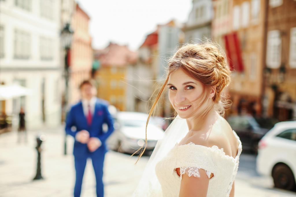 Свадебная фотопрогулка в Праге, Чехия, Фотограф Ольга Калачева, #308162