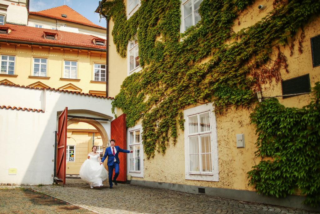 Свадебная фотопрогулка в Праге, Чехия, Фотограф Ольга Калачева, #308166