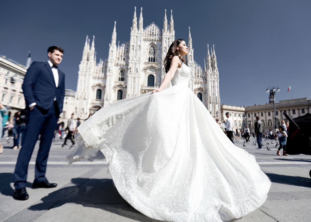 Свадебная фотосессия в Милане