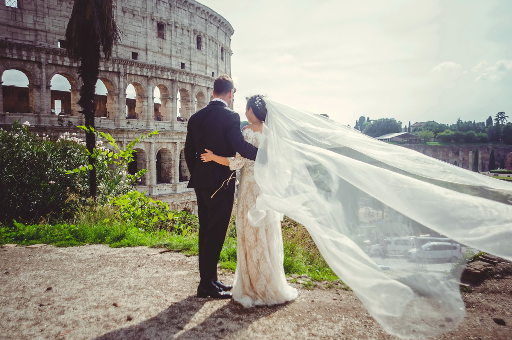 Свадьба в Риме, Рим, Фотограф Olga Angelucci, #336539