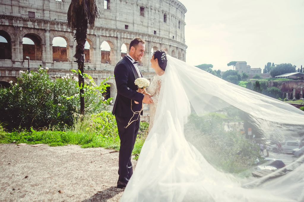 Свадьба в Риме, Рим, Фотограф Olga Angelucci, #336540
