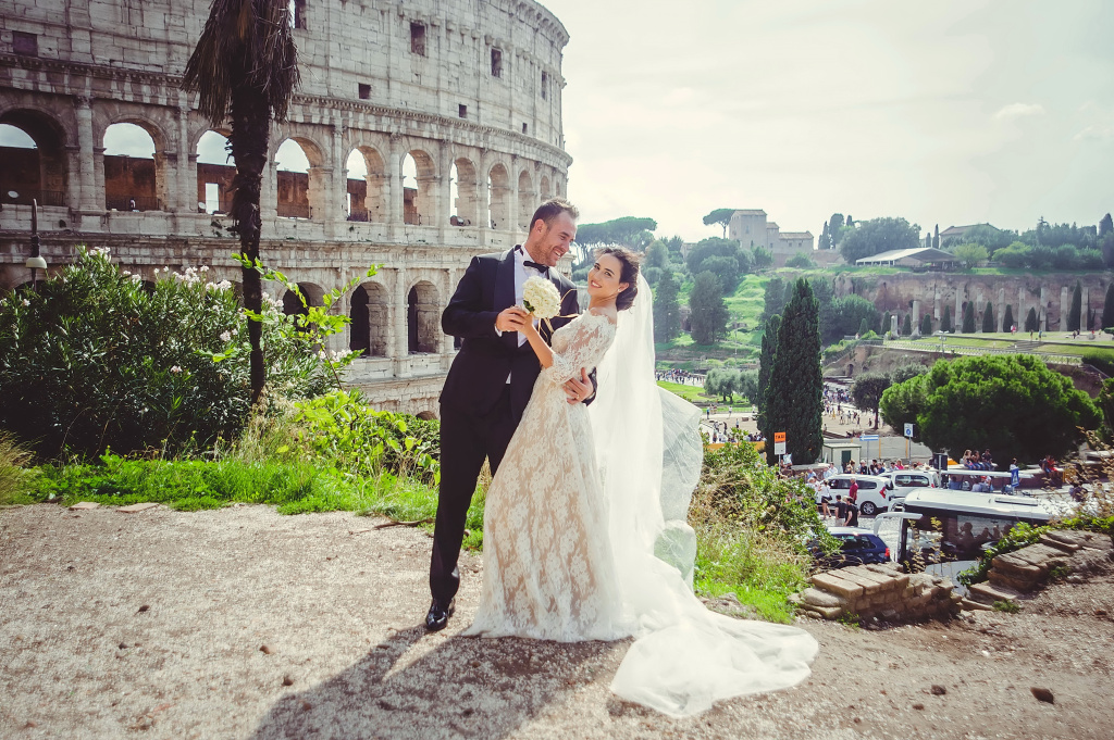 Свадьба в Риме, Рим, Фотограф Olga Angelucci, #336537