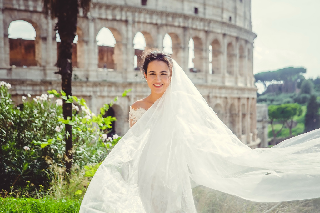 Свадьба в Риме, Рим, Фотограф Olga Angelucci, #336542