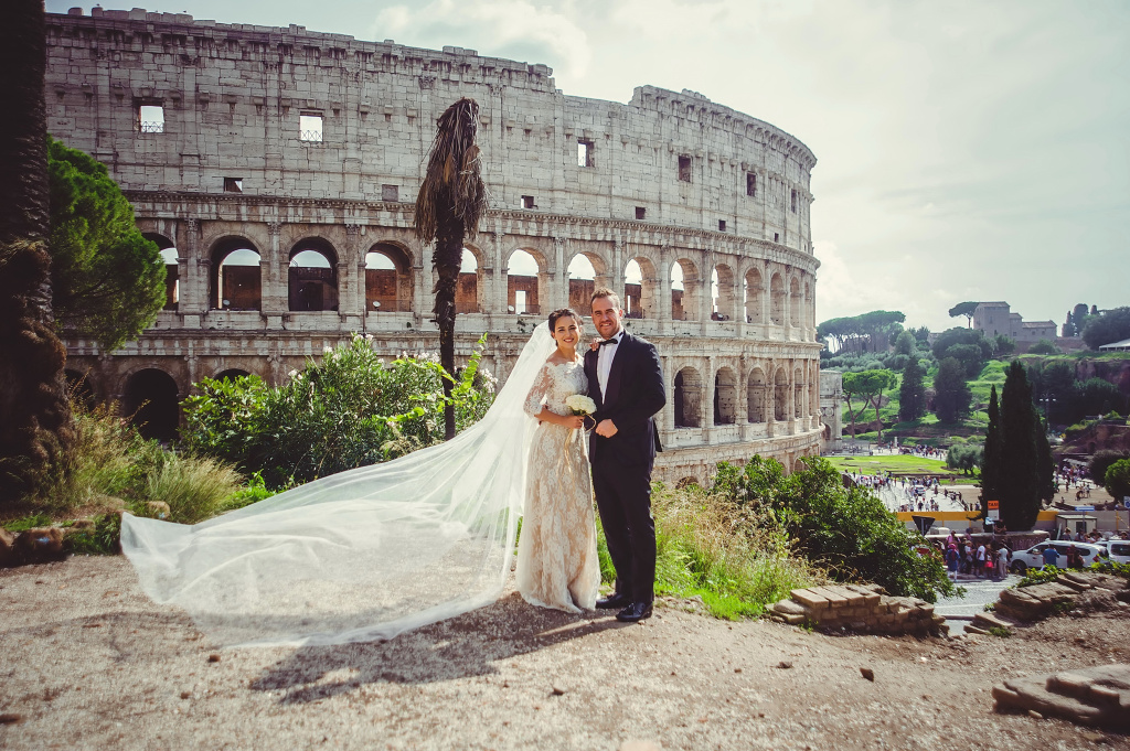Свадьба в Риме, Рим, Фотограф Olga Angelucci, #336536