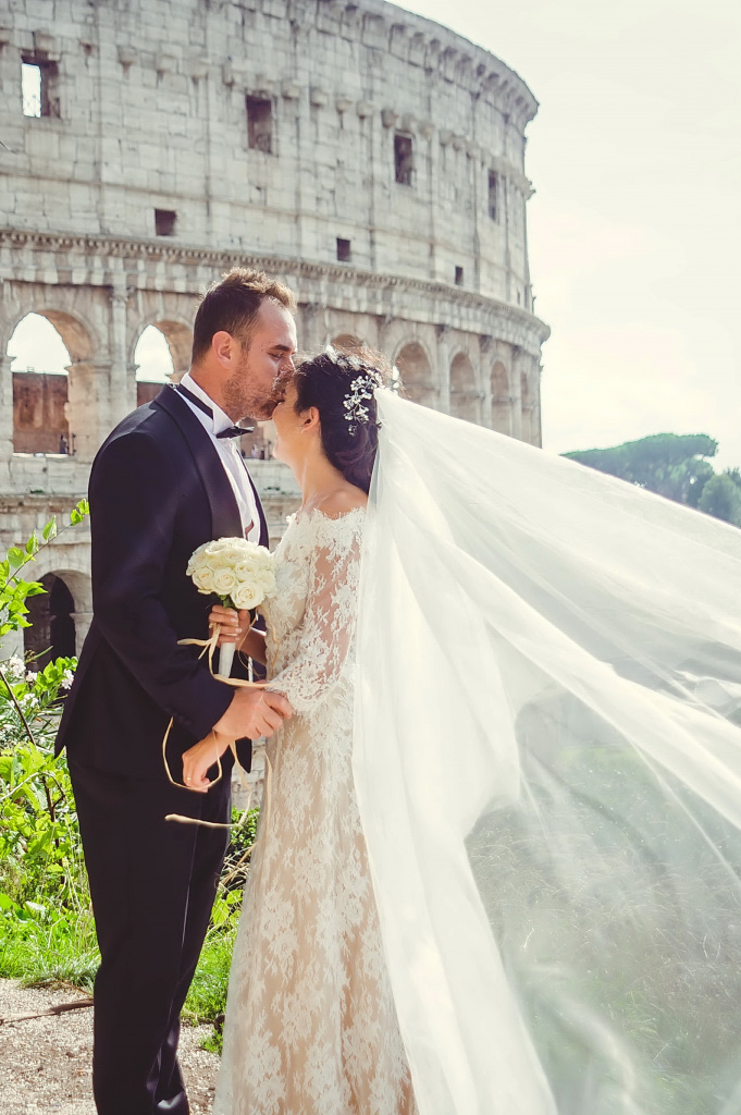 Свадьба в Риме, Рим, Фотограф Olga Angelucci, #336541