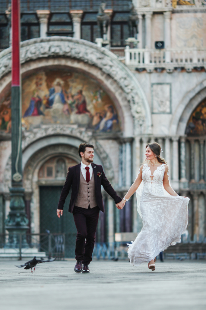 Свадебная фотосессия Антона и Юлии в Венеции, Венеция, Фотограф Ольга Калачева, #363260