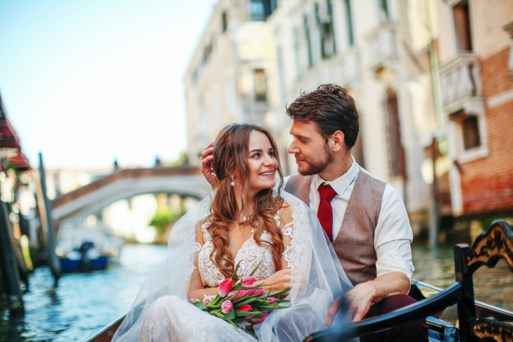 Свадебная фотосессия Антона и Юлии в Венеции, Венеция, Фотограф Ольга Калачева, #363224