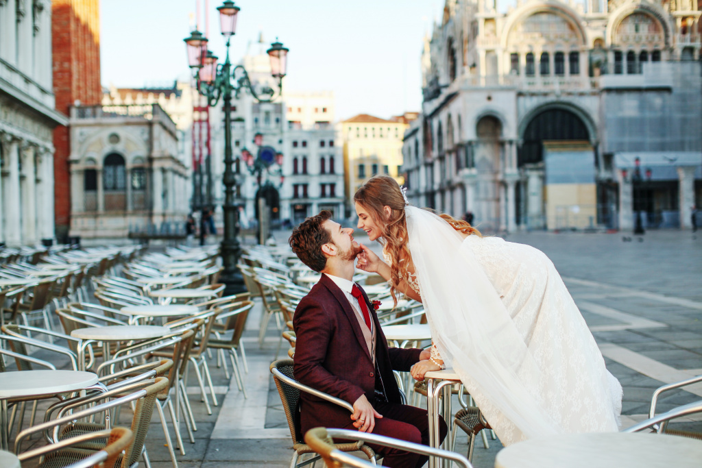 Свадебная фотосессия Антона и Юлии в Венеции, Венеция, Фотограф Ольга Калачева, #363251