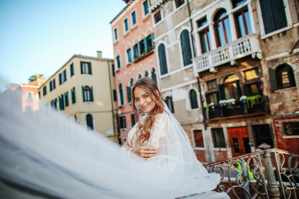 Свадебная фотосессия Антона и Юлии в Венеции, Венеция, Фотограф Ольга Калачева, #363238