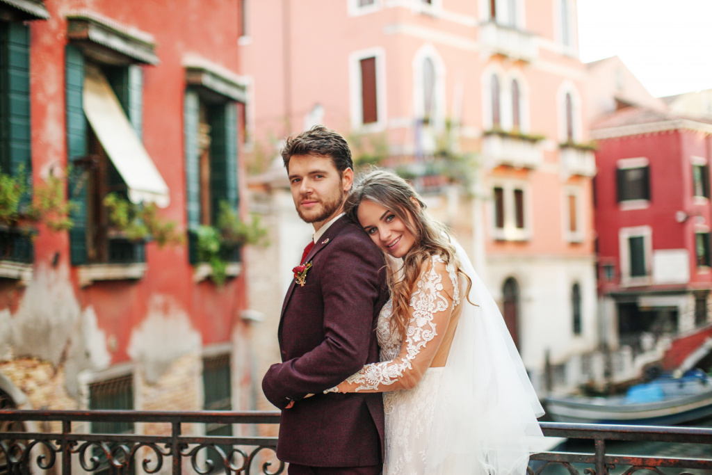 Свадебная фотосессия Антона и Юлии в Венеции, Венеция, Фотограф Ольга Калачева, #363243