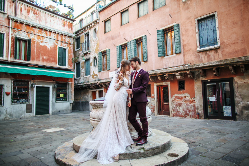 Свадебная фотосессия Антона и Юлии в Венеции, Венеция, Фотограф Ольга Калачева, #363249