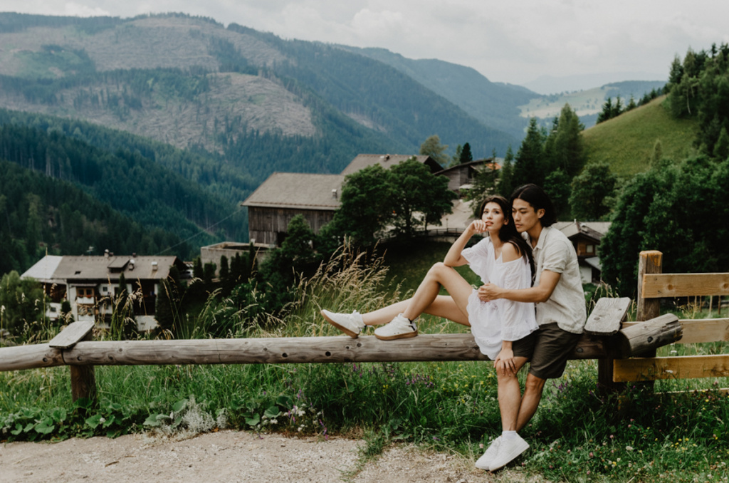 Романтическая фотосессия в Альпах