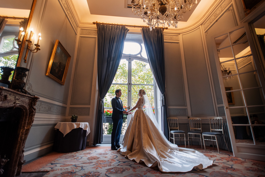 Свадьба Ксюши и Лорана в Париже, Франция, Фотограф Максим Аксютин, #365539