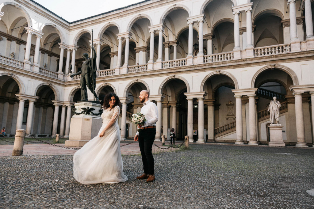 Свадебная прогулка в Милане, Милан, Фотограф Яна Лиа, #366523