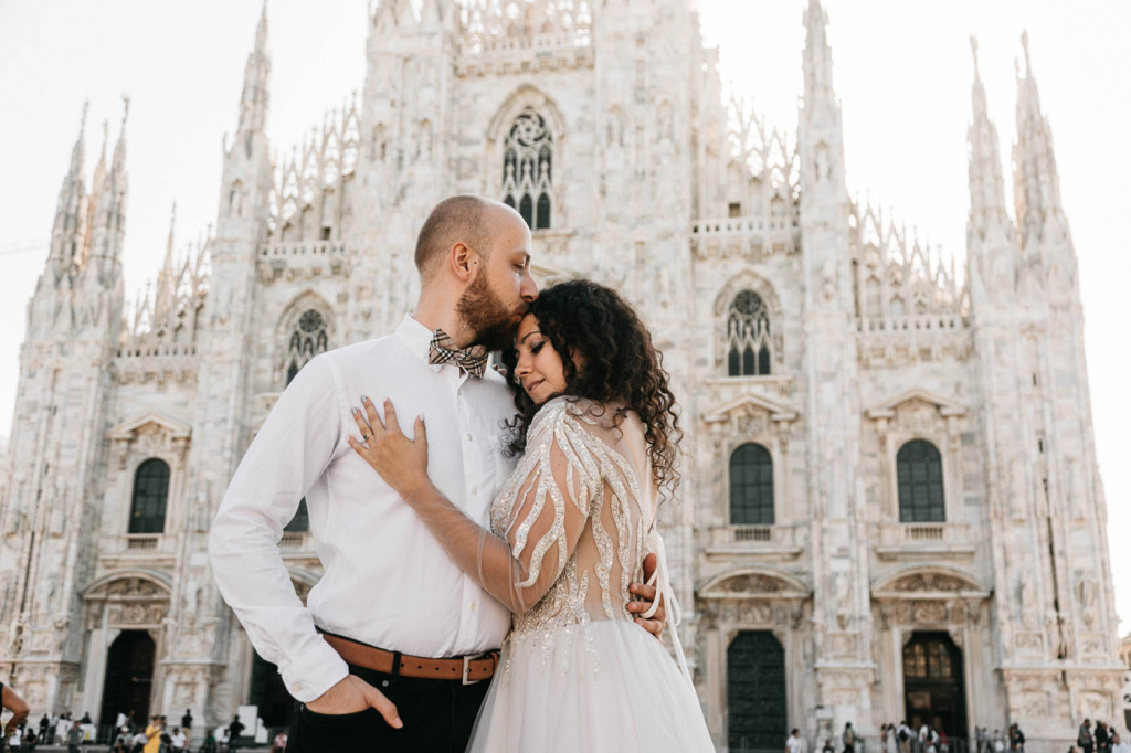 Свадебная прогулка в Милане, Милан, Фотограф Яна Лиа, #366516