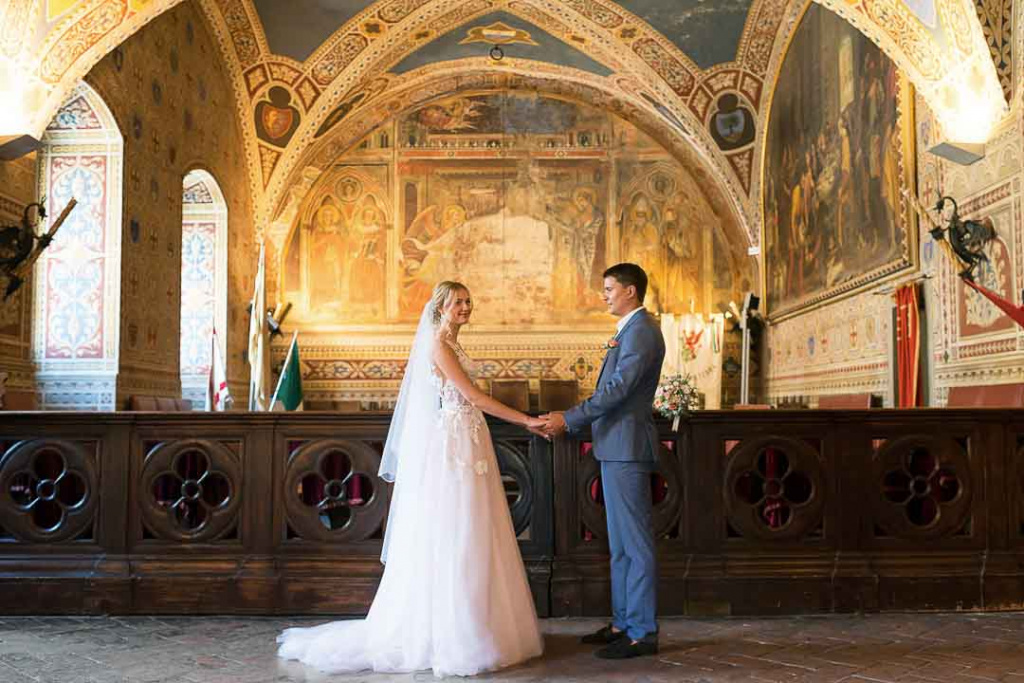 Официальная свадьба в городе Вольтерра, Тоскана, Италия, Фотограф Ольга Франко, #372823