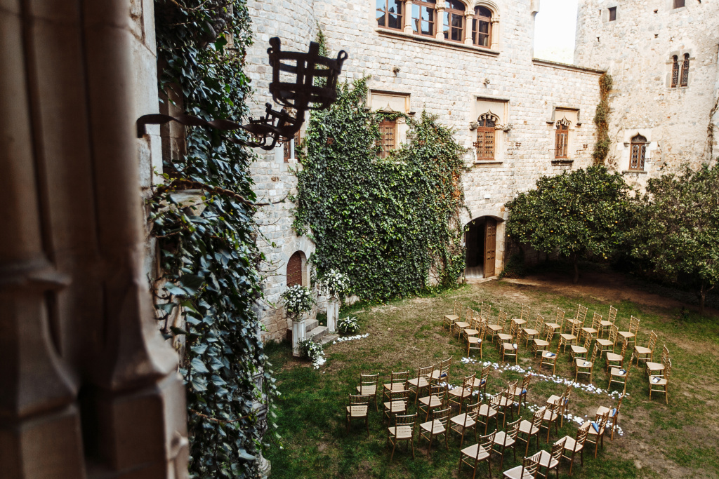 Barcelona, Castell de Santa Florentina Свадьба в Барселоне, Испания, Фотограф Екатерина Худякова, #380469