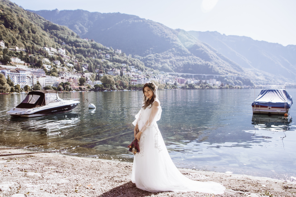 Мощные Альпы - свадебная фотосессия, Швейцария, Фотограф Вероника Михайлова, #380628