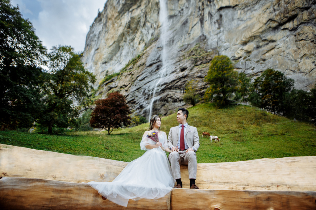 Мощные Альпы - свадебная фотосессия, Швейцария, Фотограф Вероника Михайлова, #380631