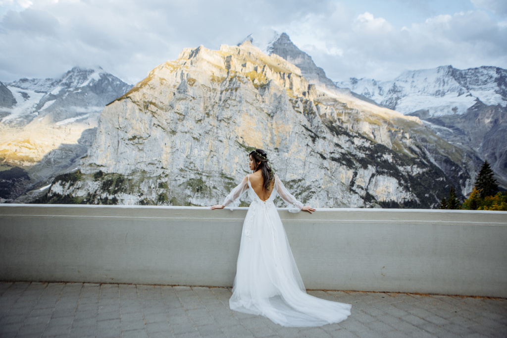 Мощные Альпы - свадебная фотосессия, Швейцария, Фотограф Вероника Михайлова, #380632