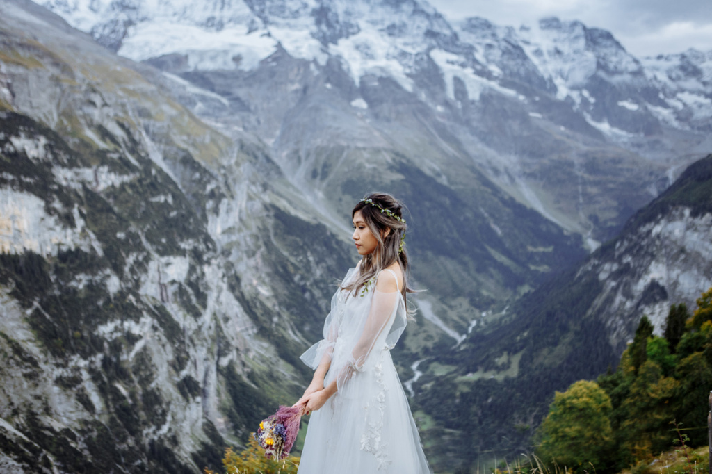 Свадьба в Швейцарии в горах