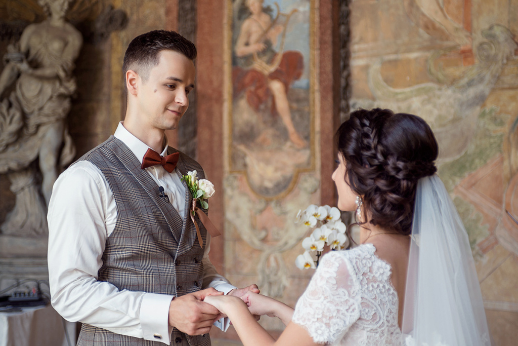 Нежная пражская свадьба, Чехия, Фотограф Динара Кулешова, #380851