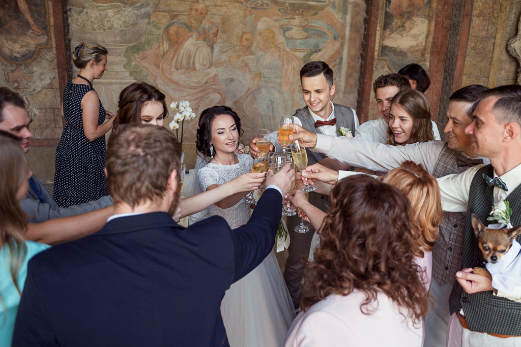 Нежная пражская свадьба, Чехия, Фотограф Динара Кулешова, #380855